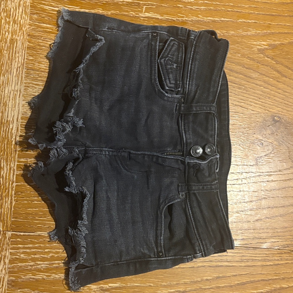 American Eagle Outfitters Black Jean Shorts